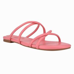 Nine West Beva Flat Slides - Pink - Ireland (GO2903854)